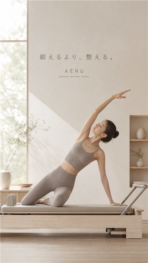 AÉRU ｜ パーソナルウェルネススタジオ（架空サンプル）