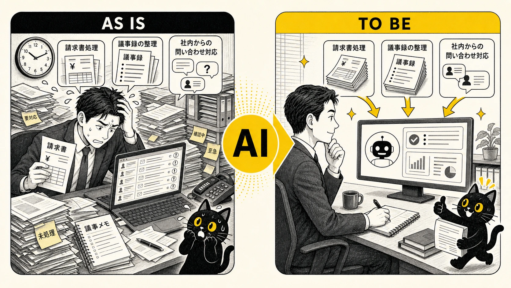 DX代行で、雑務からAI活用へ
