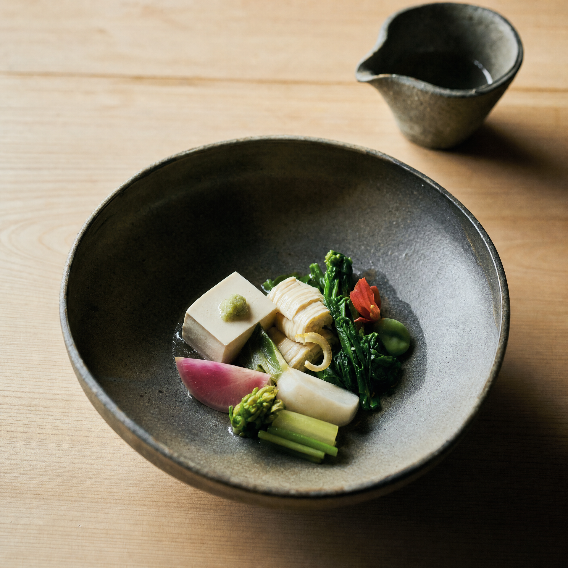 野菜中心のベジタリアンコース